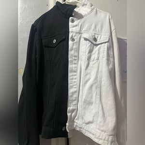 H&M half and half Jean  jacket
